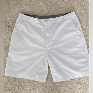 Men's White Cotton Shorts 46W / 2XL
